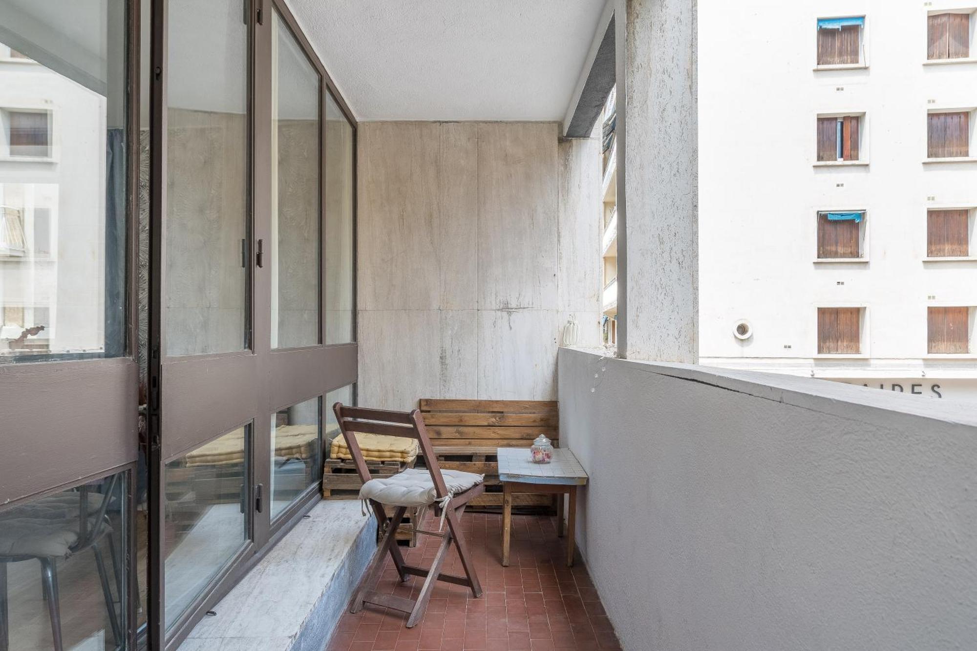 *Las Flores* Joli Studio Avec Balcon Marselha Exterior foto